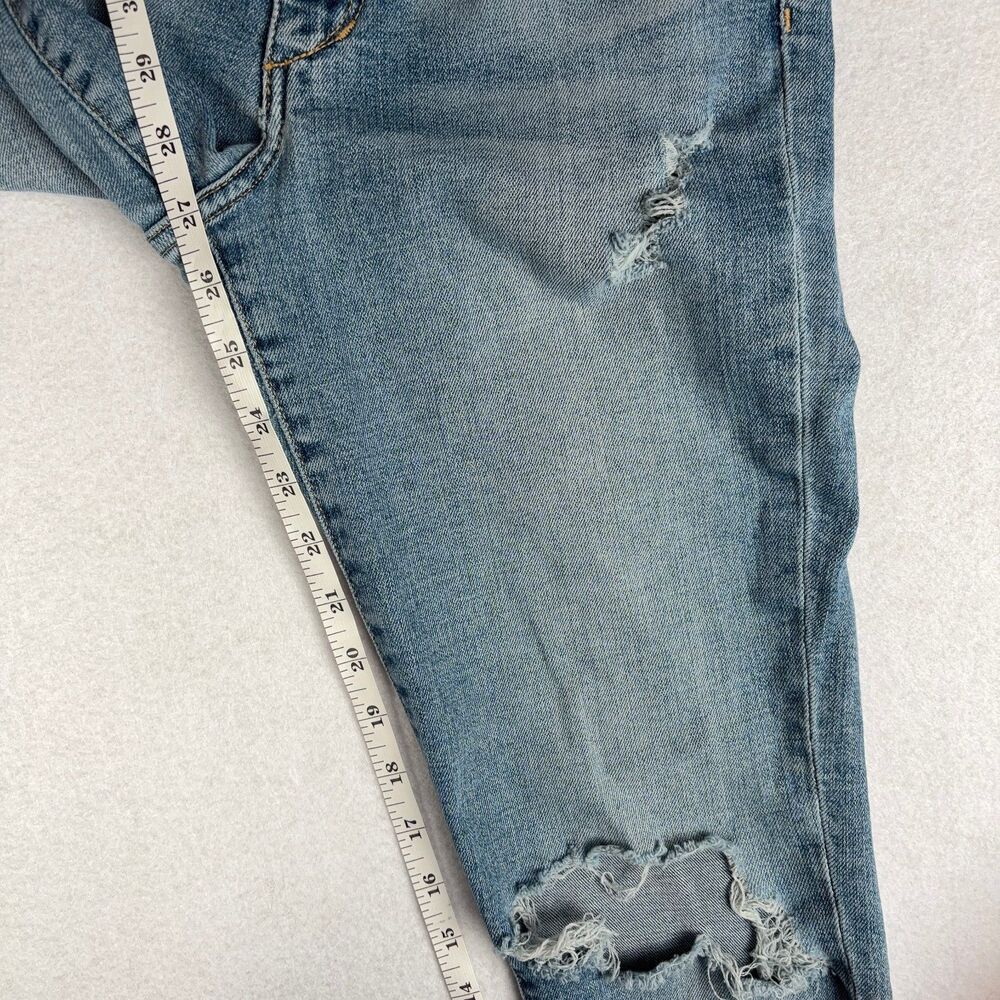 Joe's Jeans High Rise Skinny Ankle Distressed Jeans Women's 27 Light Wash - Picture 4 of 9